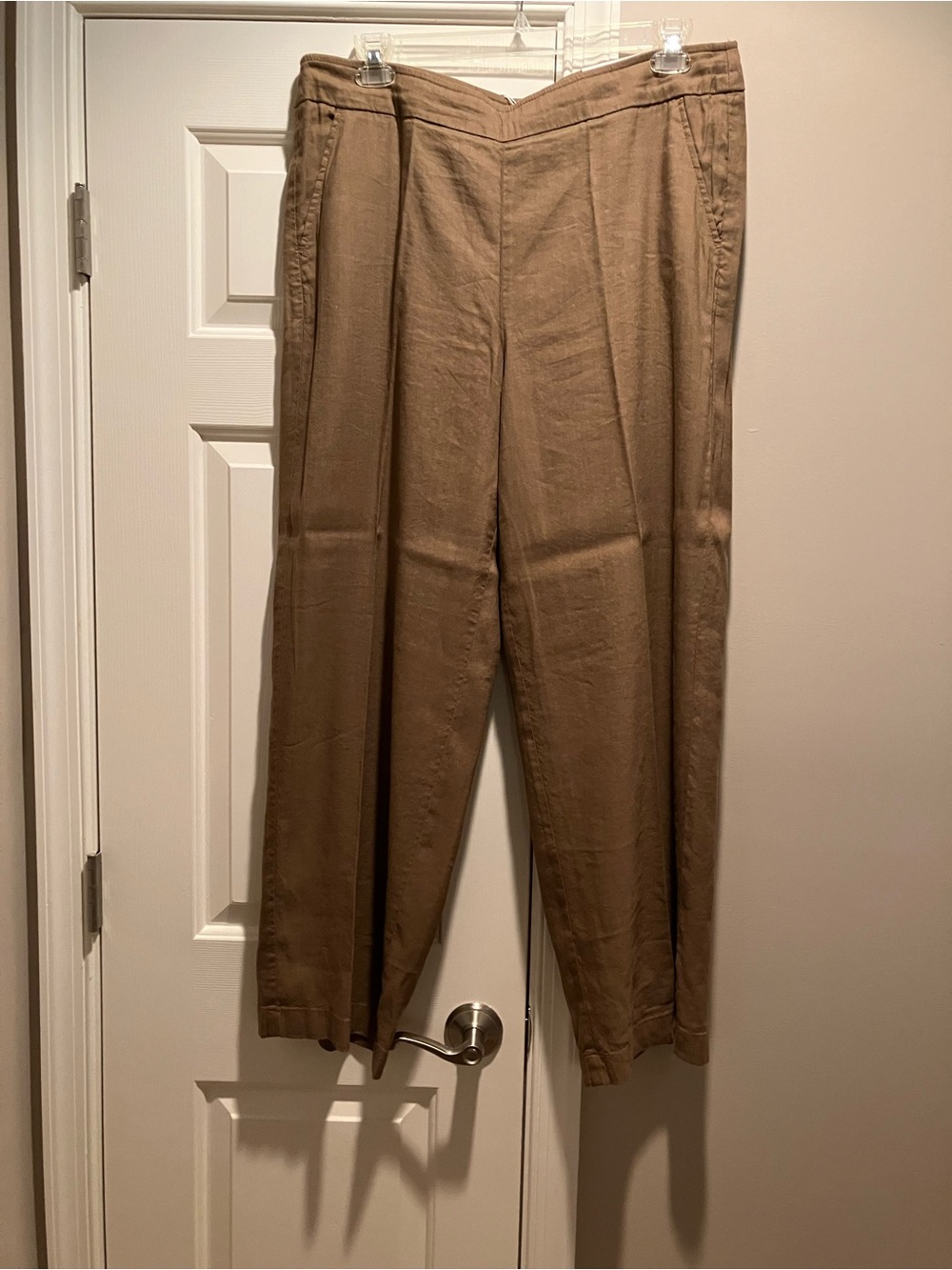 Chico's Wide-Leg High-Waist Pants - Brown